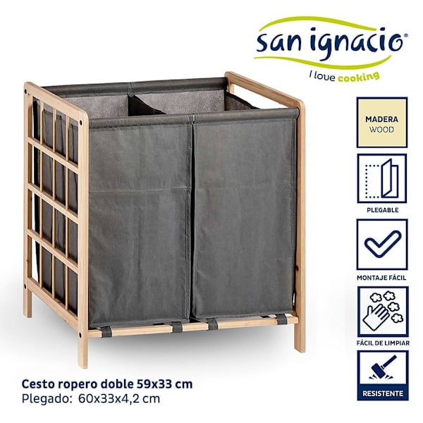 San Ignacio San Ignacio X Kipit 59x33 Cm Tøjkurv