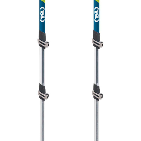 Tsl Outdoor Tour Aluminium Compact 3 Cross Twist Pæle Grøn,Blå 62-125 cm