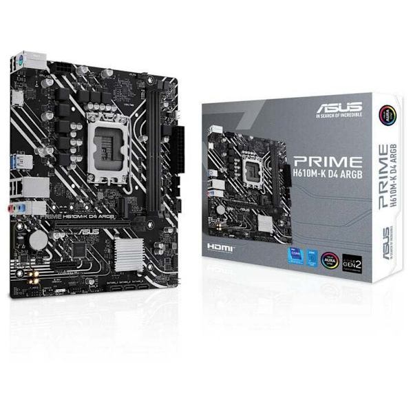 Asus Bundkort Prime H610m-k D4 Argb