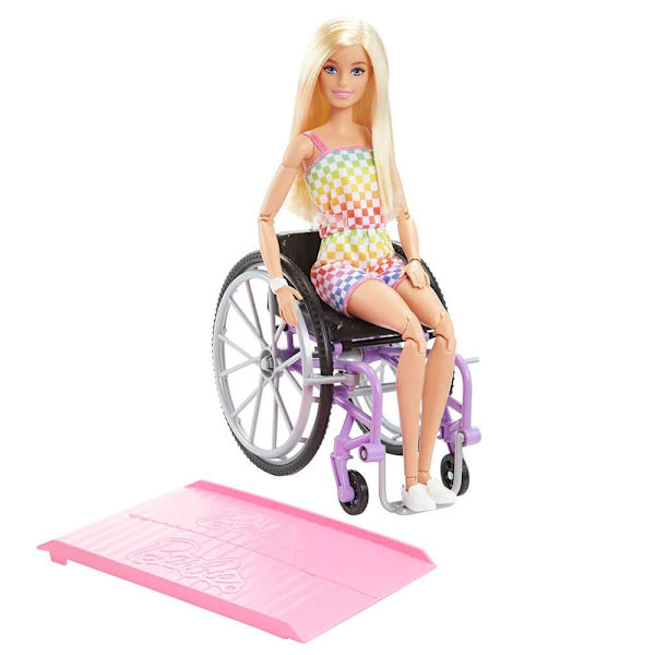 Barbie Muotimies Ja Pyörätuolinukke Rubia Pinkki