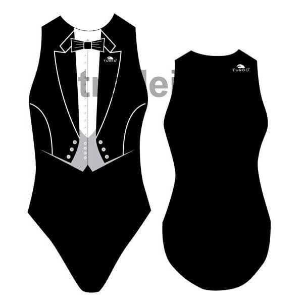 Turbo Badedragt Smoking Sort 2XL Kvinde