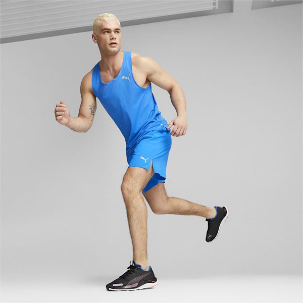 Puma Ärmlös T-shirt Run Ultraspun Single Blå L Man