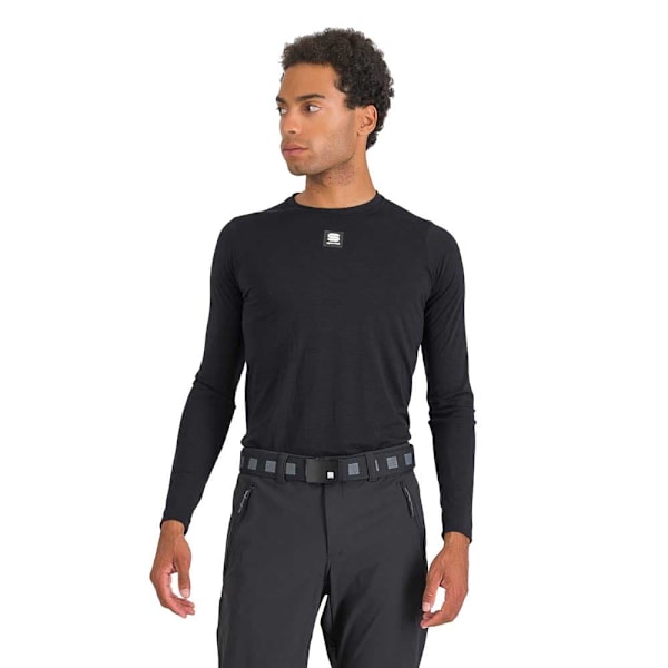 Sportful Merino Langærmet Baselayer Sort XL Mand