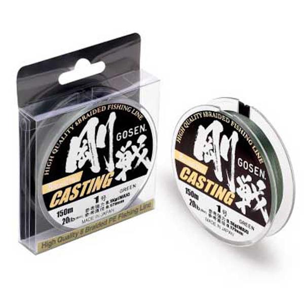 Gosen Flätad W8 Casting 150 M Grönt 0.216 mm