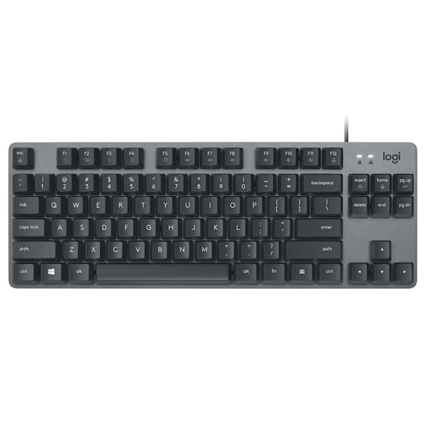 Logitech Mekanisk Tastatur K835 Tkl Sort German QWERTZ Grafit, Grå