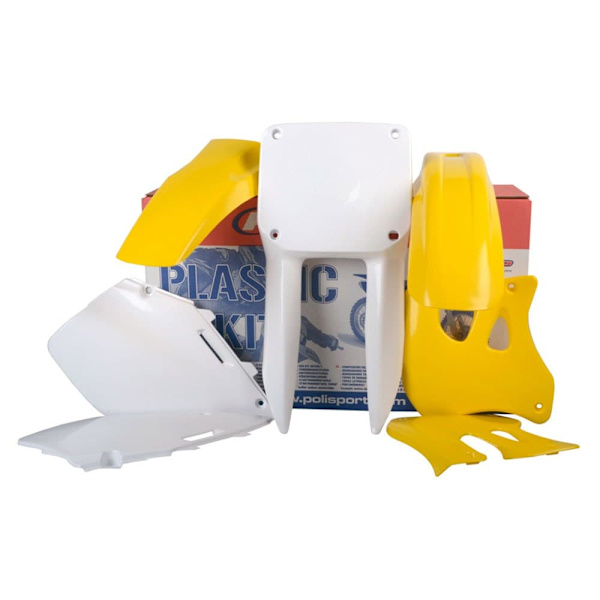 Polisport Off Road Mx Kit Suzuki Rm125/250 96-98 Gul,Hvid
