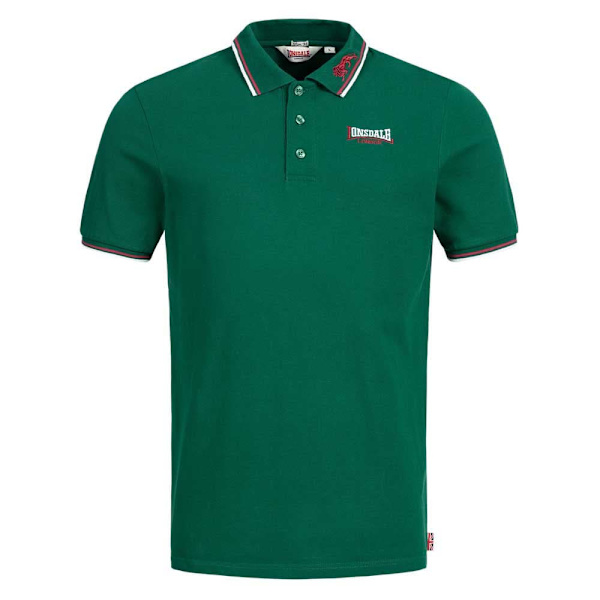 Lonsdale Kortærmet Polo Lion Grøn L Mand