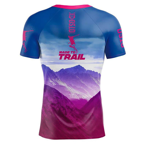 Otso Kortærmet T-shirt Made To Trail Blå S Mand
