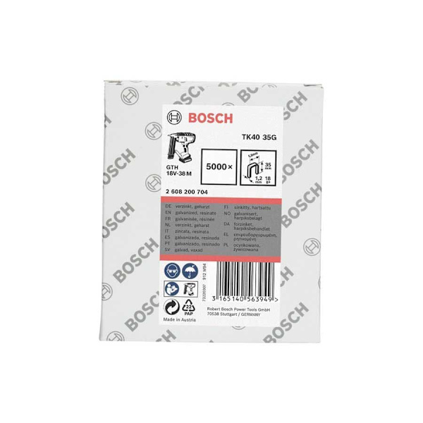 Bosch Nitoja Tk40 35g 5.8x1.2x35 Mm 5000 Yksiköt