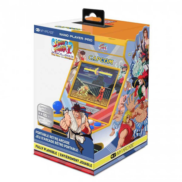 My Arcade Retro Konsol Nano Player Street Fighter Ii 4.5´´