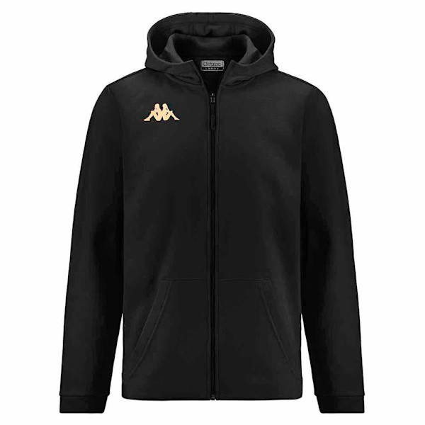 Kappa Sweatshirt Med Fuld Lynlås Giordizi Sort M Mand