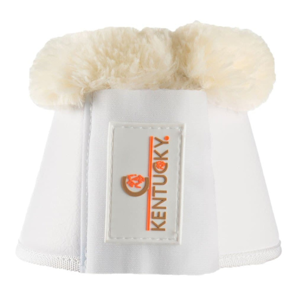Kentucky Fårskinn Läder Over Reach Boots Vit 2XL