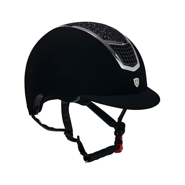 Equestro Hjelm Modello Eclipse Stone Velvet Rowel Fitting  53-55 cm
