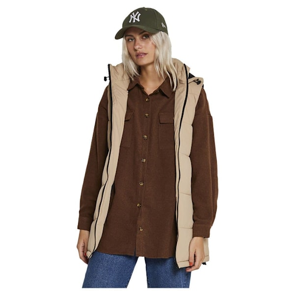 Noisy May Vest Aurora Beige M Kvinde
