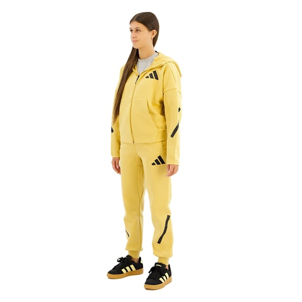 Adidas Z.n.e Kokovetoketjullinen Collegepaita Keltainen M / Regular Nainen
