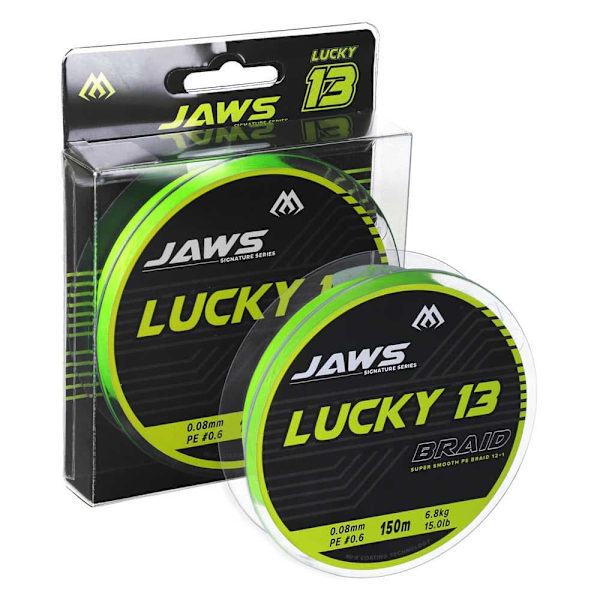 Mikado Flettet Jaws Lucky 13 150 M Transparent 0.200 mm