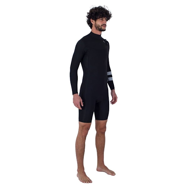 Hurley Pitkähihainen Edessä Vetoketjullinen Neopreenipuku Air Musta XL