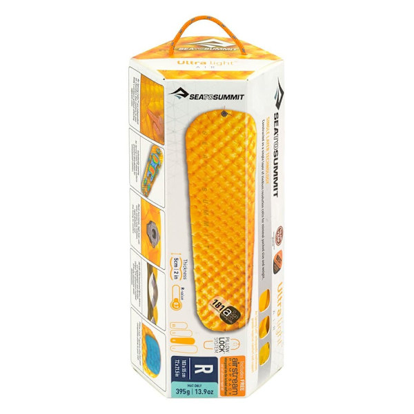Sea To Summit Matto Ultralight Keltainen 168 x 55 cm