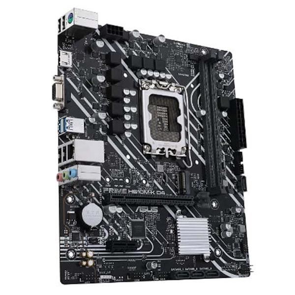Asus Bundkort Prime H610m-k D4 Sort