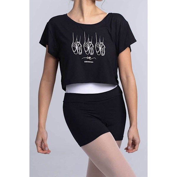 Intermezzo Kortærmet T-shirt Camtripun Sort L Kvinde