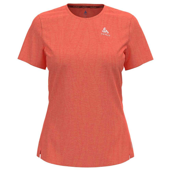 Odlo Kortærmet T-shirt Zeroweight Enginee Orange S Kvinde