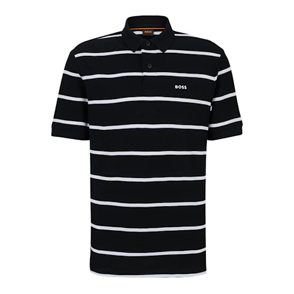 Boss Kortærmet Polo Palesstrip10256935 Sort L Mand