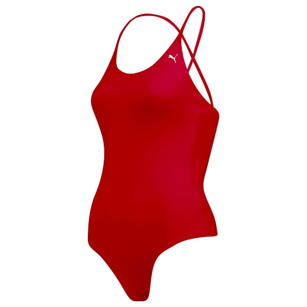 Puma Uimapuku V Neck Punainen XL Nainen