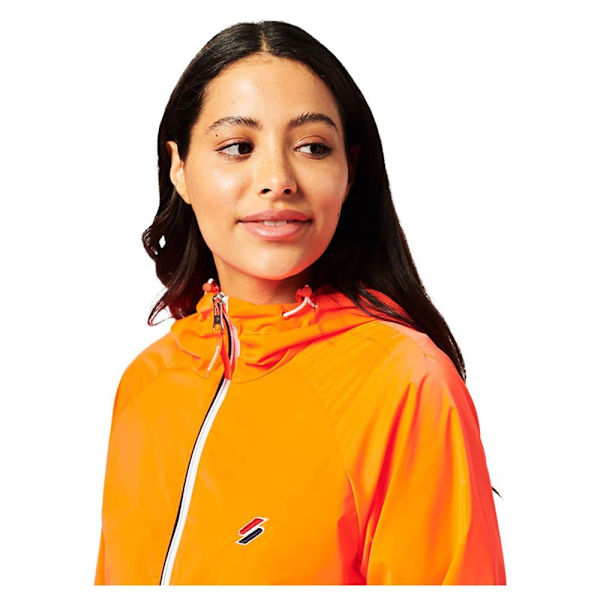 Superdry Jakke Code Essential Hooded Ltw Orange S Kvinde