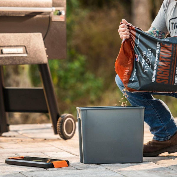 Traeger Hink Och Lock Pellet Staydry Svart