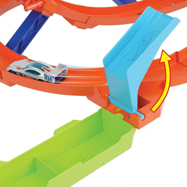 Hot Wheels Toy Car Track Extreme Looping Cyclone Car Action