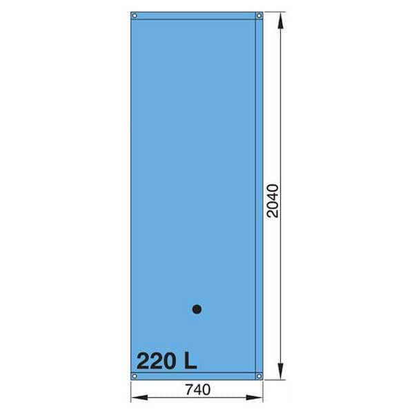 Vetus Joustava Juomavesisäiliö Tankw 220l Monivärinen 220 Liters