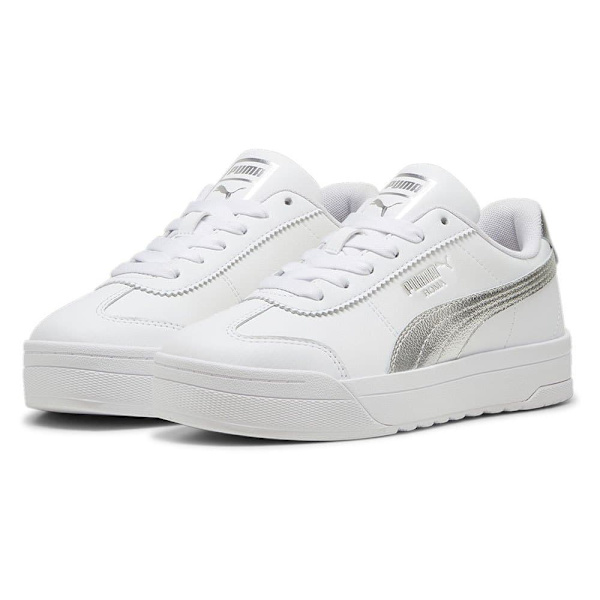 Puma Select Roma Feminine Metallic Skor Vit EU 40 Kvinna