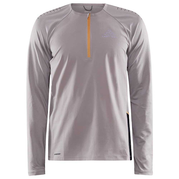 Craft Langærmet T-shirt Pro Trail Wind Grå XL Mand