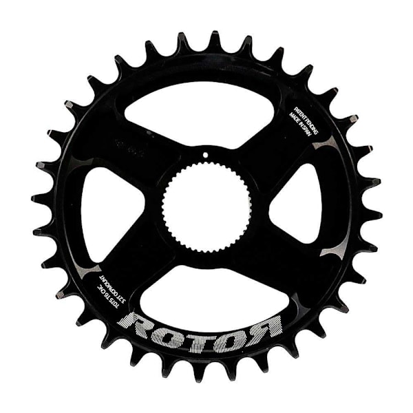 Rotor Kæderring Round Direct Mount Ring Sort 28t