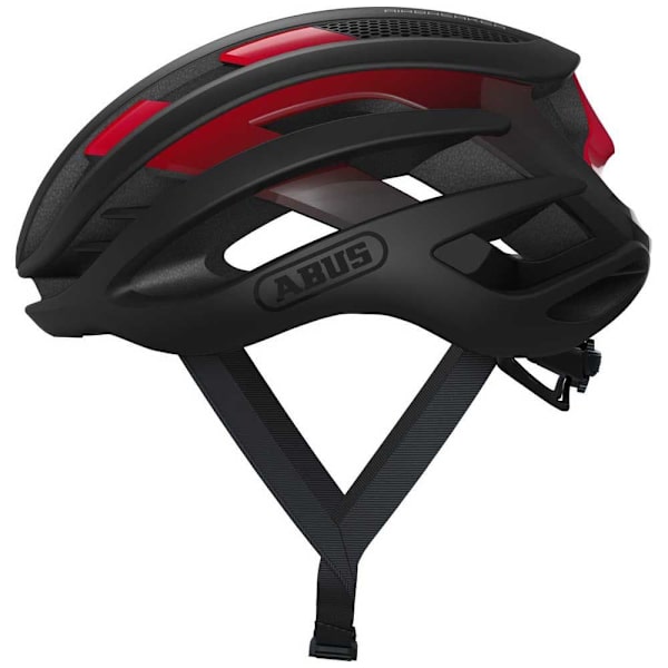 Abus Airbreaker Hjelm Rød,Sort L