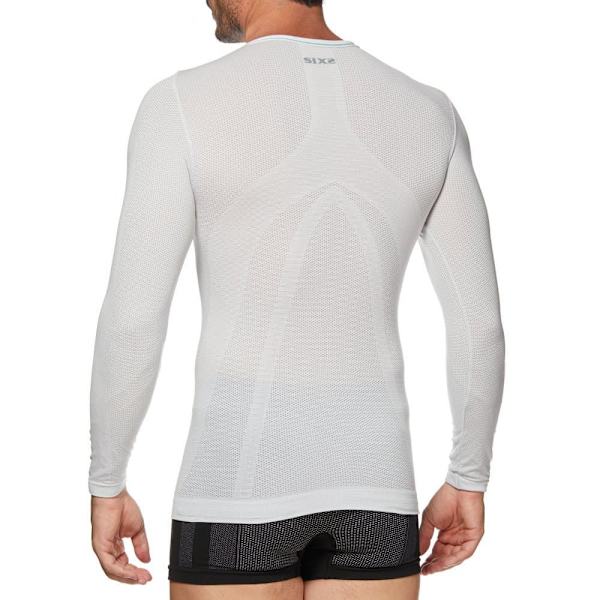 Sixs Långärmad Basskikt Ts2l Breezytouch Vit XL-2XL Man