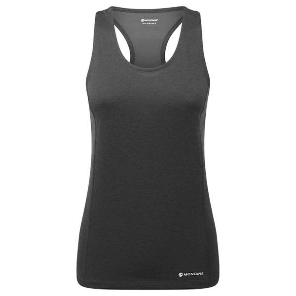 Montane Dart Built-in Bra Medium Support ærmeløs T-shirt Sort XS Kvinde
