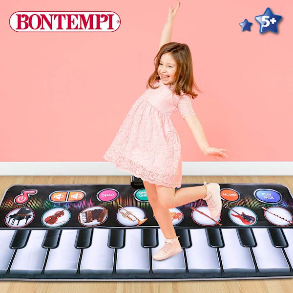 Bontempi Elektrisk Matta Musical Durchsichtig