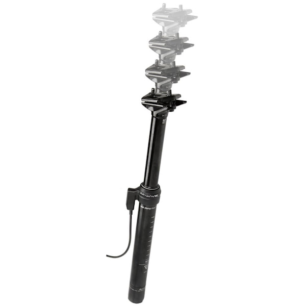 M-wave Teleskopisk Sadelpind Levitate C Hight Adjustable Sort 400 mm / 31.6 mm