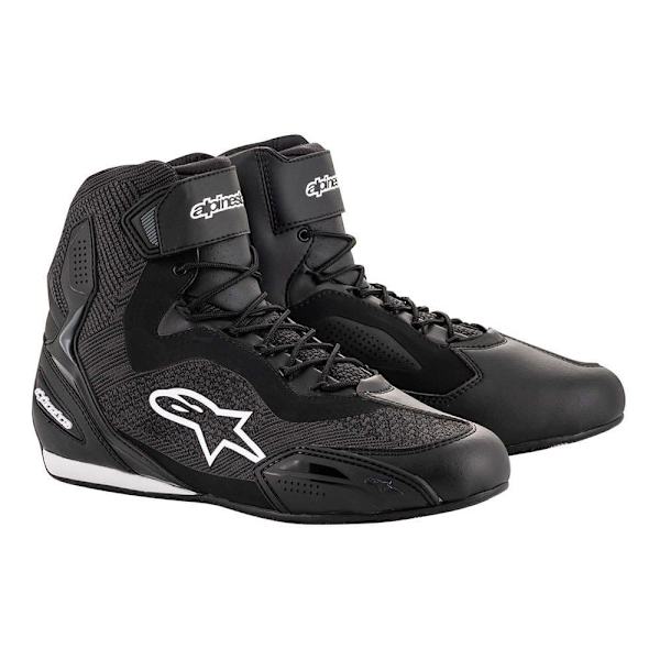 Alpinestars Motorcykel Sko Faster 3 Rideknit Sort EU 41 Mand