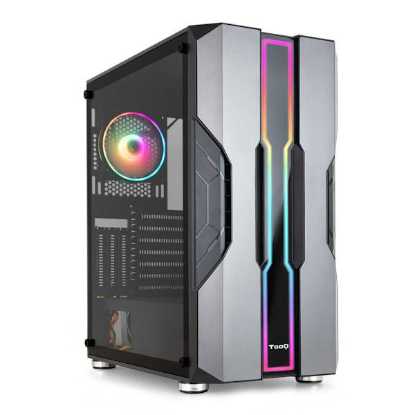 Tooq Tårn Sag Tqgcc103-b Nightcity Eatx Argb Sort Sort, Sølv