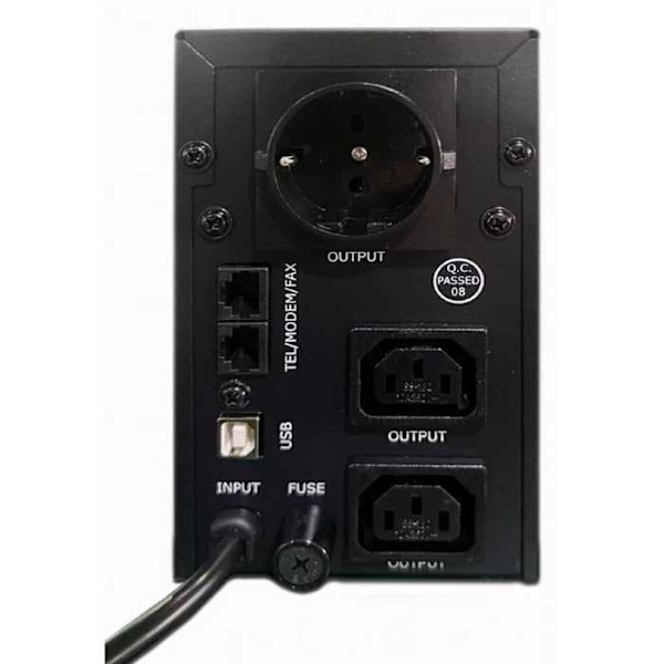 Gembird Ups Lcd 850va Transparent