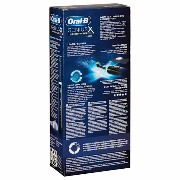 Oral-b Elektrisk Tandbørste Genius X Sort