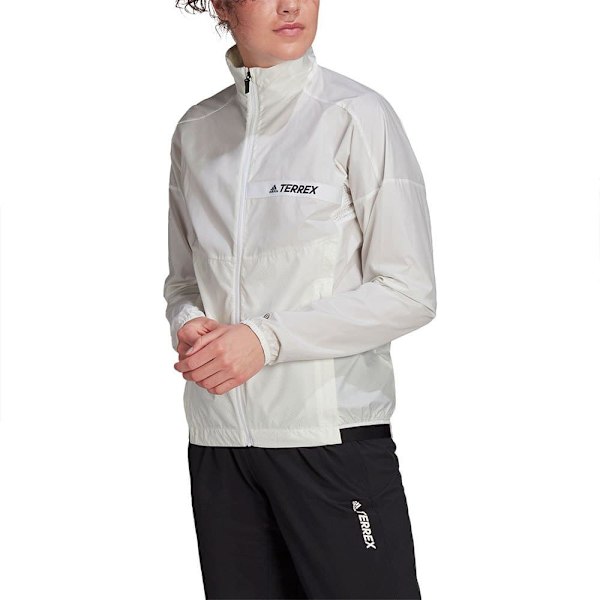 Adidas Jacka Mt Windbreaker Vit L Kvinna