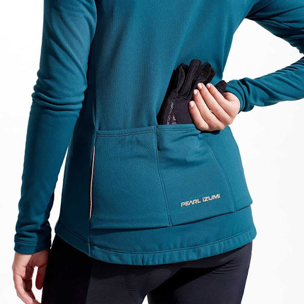 Pearl Izumi Attack Thermal Långärmad Trikå Blå S Kvinna