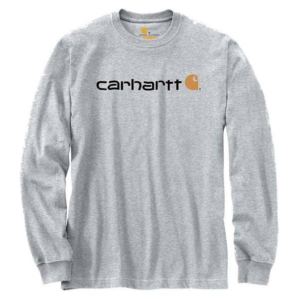 Carhartt Pitkähihainen T-paita Emea Core Logo Harmaa L