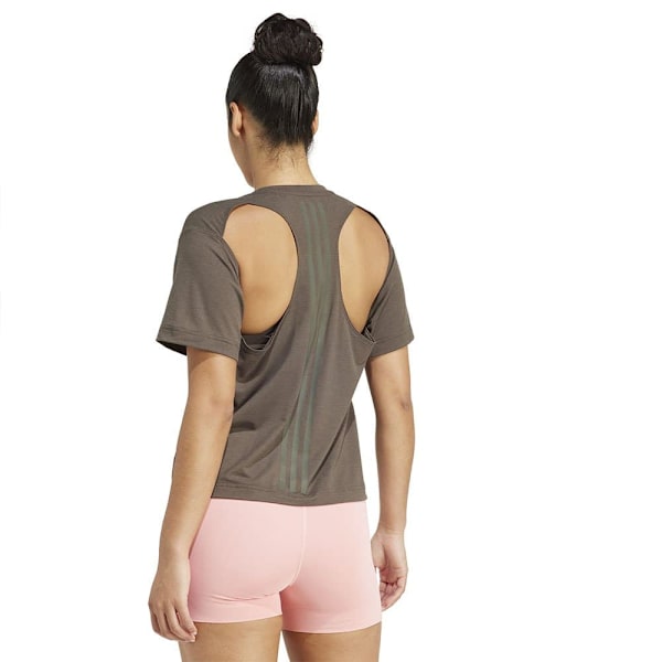 Adidas Power 3 Stripes T-shirt Med Korte ærmer  XS Kvinde