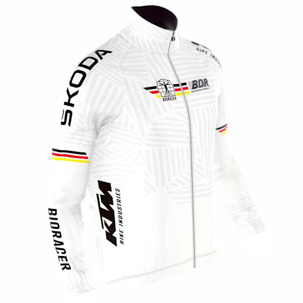 Bioracer Langærmet Trøje Belgium Icon Tempest Termal Hvid XS Mand