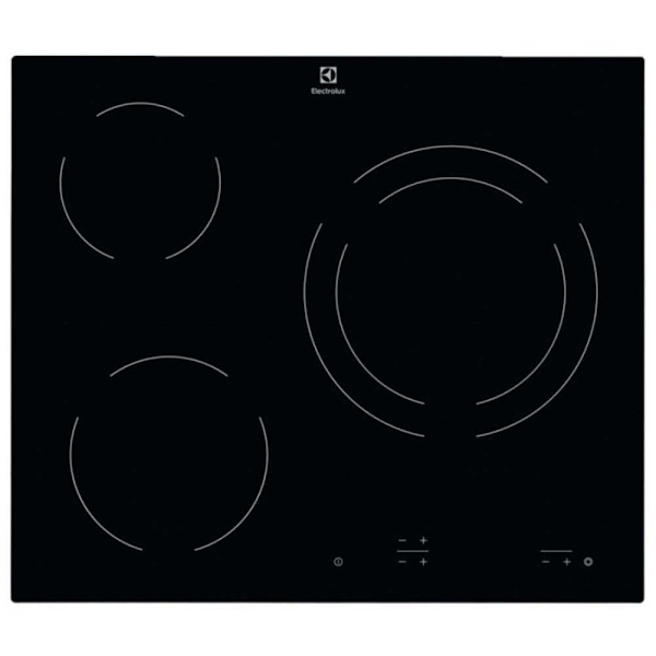 Electrolux Induktion Kogeplade Ehf6231iok 3 Brændere Sort Sort