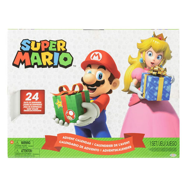 Jakks Pacific Super Mario Bros Mario Ja Peach-joulukalenteri